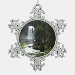 Ornement Flocon De Neige Chutes Virginia au Glacier National Park