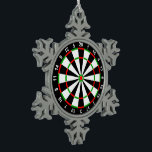 Ornement Flocon De Neige Cible<br><div class="desc">Recherchez le "wowsmiley" plus de produits comme celui-ci.</div>