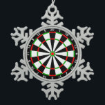 Ornement Flocon De Neige Cible<br><div class="desc">Recherchez le "wowsmiley" plus de produits comme celui-ci.</div>