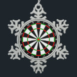 Ornement Flocon De Neige Cible<br><div class="desc">Recherchez le "wowsmiley" plus de produits comme celui-ci.</div>