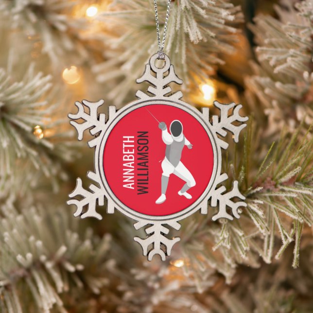 Ornement Flocon De Neige Clôture (Arbre)