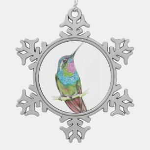 Ornement Flocon De Neige Colibri