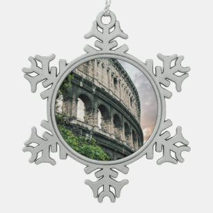 Ornement Flocon De Neige Colosseum romain