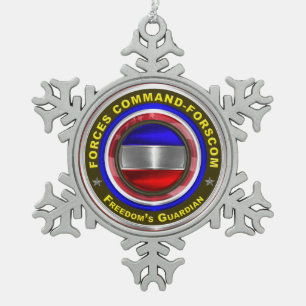 Ornement Flocon De Neige Commandement des Forces de l'Armée de terre - FORS
