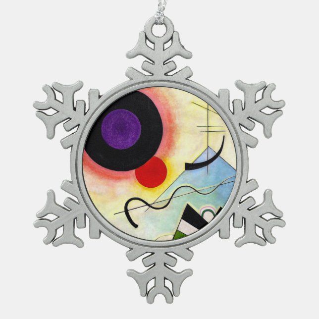 Ornement Flocon De Neige Composition 8 de Kandinsky (Devant)
