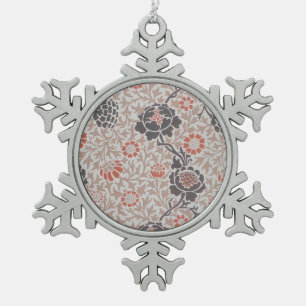 Ornement Flocon De Neige Conception d'art botanique de William Morris Graft