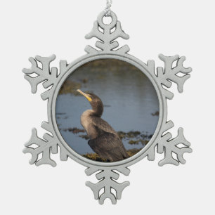 Ornement Flocon De Neige Cormoran à double crête