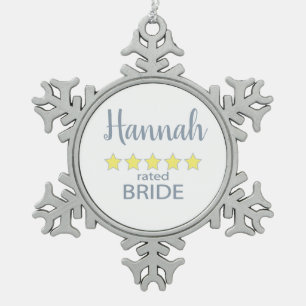 Ornement Flocon De Neige Cortège de mariage et mariage 5 étoiles pour la ma
