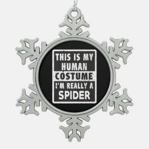 Ornement Flocon De Neige Costume d'Halloween Araignée drôle Costume d'araig