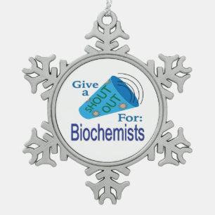 Ornement Flocon De Neige Coup de chapeau aux biochimistes