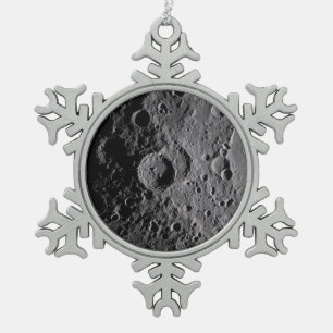 Ornement Flocon De Neige Cratères lunaires Artemis II