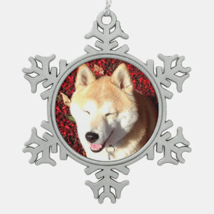 Ornement Flocon De Neige Cute Shiba Inu-Geiso
