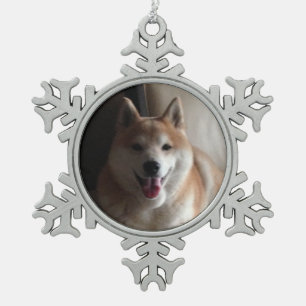 Ornement Flocon De Neige Cute Shiba Inu-Geiso 2