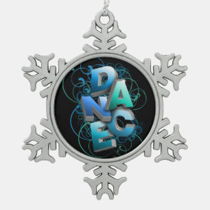 Ornement Flocon De Neige danse 3D (ressort)