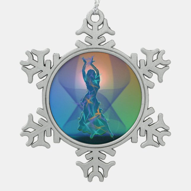 Ornement Flocon De Neige Danseuse *Pheja* (Devant)