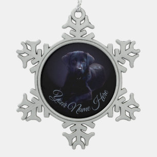 Ornement Flocon De Neige Décor de Noël Rosey Ornament Chien Chien Coquelico