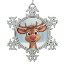 Décoration de sapin de Noël avec renne