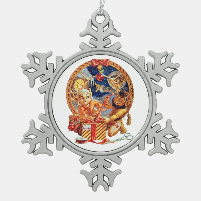 Ornement Flocon De Neige Dernier emballage (Devant)