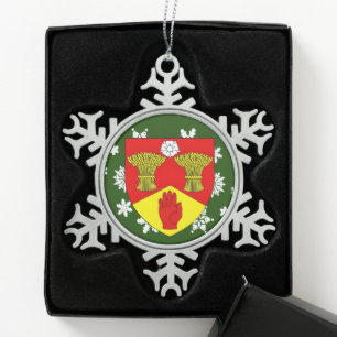Ornement Flocon De Neige Derry Ireland Crest