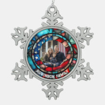 Design en verre personnalisé USA Drapeau Patriotiq