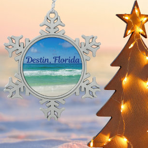 Ornement Flocon De Neige Destin Florida Beach Photographie