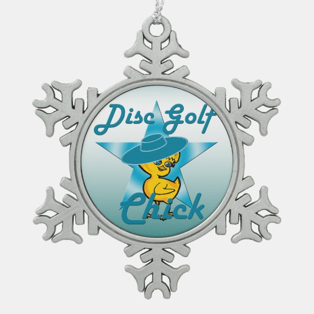 Ornement Flocon De Neige Disk Golf n°7 (Devant)