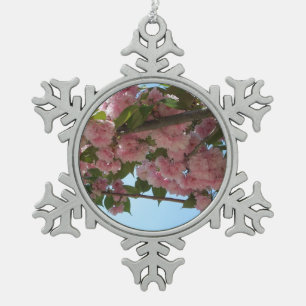 Ornement Flocon De Neige Double Blossoming Cherry