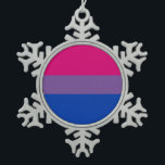 Ornement Flocon De Neige Drapeau bisexuel<br><div class="desc">Montrez votre fierté dans le style.</div>