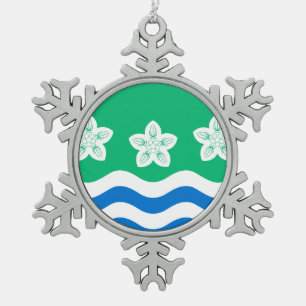 Ornement Flocon De Neige Drapeau de Cumberland