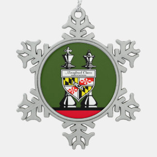 ORNEMENT FLOCON DE NEIGE ÉCHECS MARYLAND