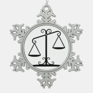 Ornement Flocon De Neige échelles d'équilibre
