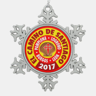 Ornement Flocon De Neige El Camino de Santiago 2017