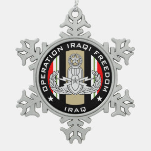 Ornement Flocon De Neige EOD principal OIF