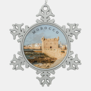 Ornement Flocon De Neige Essaouira Maroc Forteresse Côtière Voyage