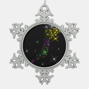 Ornement Flocon De Neige Étoile de Noël
