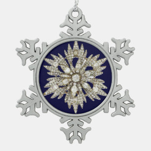 ORNEMENT FLOCON DE NEIGE ÉTOILES DE DIAMOND