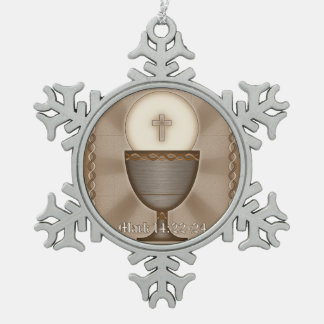 Ornement Flocon De Neige Eucharistie