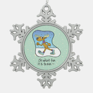 Ornement Flocon De Neige Exercice Reindeer Noël