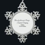 Ornement Flocon De Neige Famille camping vacances personnalisée ajouter nom<br><div class="desc">Conception</div>