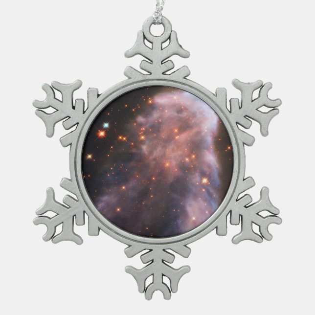 Ornement Flocon De Neige Fantôme de Cassiopée Nebula (Devant)
