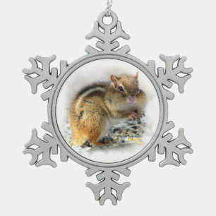 Ornement Flocon De Neige Festoyer Chipmunk
