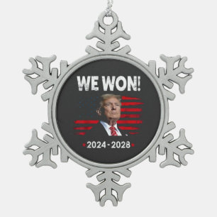 Ornement Flocon De Neige Fierux Président Maga Trump Jour d'investiture gag