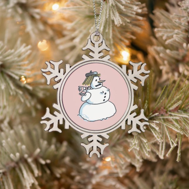 Ornement Flocon De Neige Flamme de Noël de la neigeuse peter (Arbre)