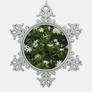 Ornement Flocon De Neige Fleurs de jasmin Botanique tropicale florale