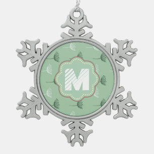 Ornement Flocon De Neige Fleurs de menthe