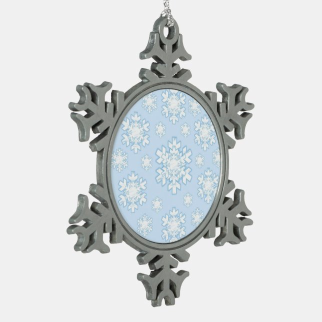 Ornement Flocon De Neige Flocon de neige (bleu) (Gauche)
