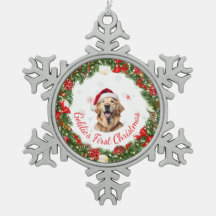 Floral First Christmas Classsaké pour animaux