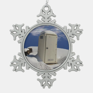 Ornement Flocon De Neige Fou ornement portatif d'étain de ~