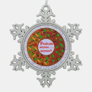 Ornement Flocon De Neige Gâteau de fruits secs