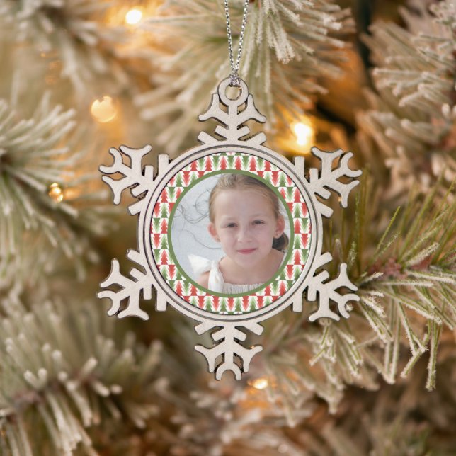 Ornement Flocon De Neige Geometric Christmas Tree Grove (Arbre)